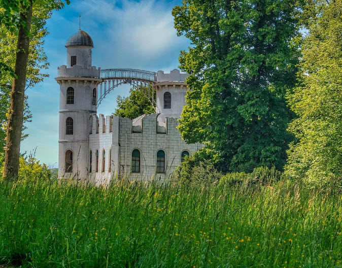 Castle on Peacock Island, Germany
